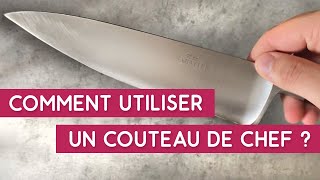 Comment utiliser un couteau de chef [upl. by Kcod934]