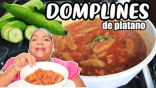 DOMPLINES DE PLATANO  DOMPLINES DOMINICANOS [upl. by Einnod265]