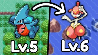 Pokemon Emerald Race BUT they Evolve EVERY LEVEL [upl. by Nakada987]