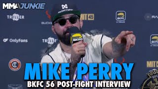 Mike Perry Interested in Anthony Pettis After BKFC 56 Revels in King of Violence Title Win [upl. by Droffilc]