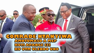 COMRADE NTANYIWA KUTSIMIKIZA KUTI MANGANYA WALANDILA NDALAMA CHILINGA AGULE MA DELEGATES A UTM [upl. by Eehtomit]