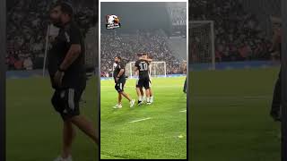 Beşiktaşlı Futbolcuların Gol Sevinci Tribün Çekim  Galatasaray  Beşiktaş  Süper Kupa [upl. by Anniram]