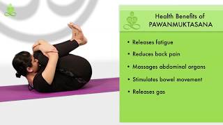 How to perform Pawanmuktasana Wind Relieving Pose in Yoga [upl. by Ateiram]