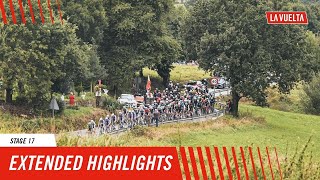 Extended Highlights  Stage 17  La Vuelta 2024 [upl. by Barrow292]