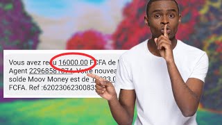 16000 FCFA🤑 retirable via mobile money Moov MTN orange sur internet  preuves de paiement 💸 [upl. by Ainaj]