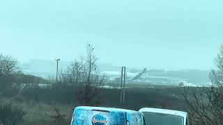 Airbus Beluga XL Landing [upl. by Calvinna]