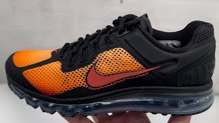 Nike Air Max 2013 Sunset Orange Black Shoes [upl. by Evangelist]