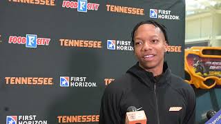 Tennessees Jordan Gainey ahead of Virginia [upl. by Berkshire]