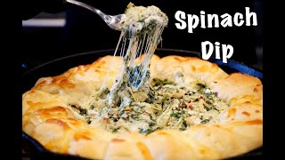 How To Make Spinach Dip  Skillet Spinach Dip Recipe [upl. by Cinamod437]