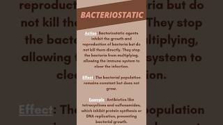 Bacterolytic vs Bacteriostatic whats the difference  Part2 shorts shortsfeed antibiotics [upl. by Beghtol]