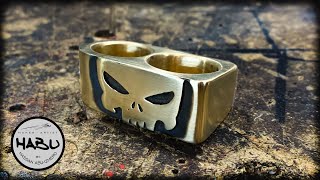 HABU \\ Building A Two Finger Skull Ring [upl. by Aihcela]