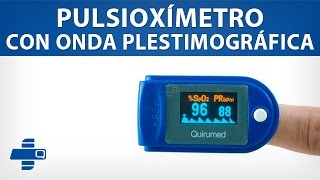 Pulsioxímetro Portátil Saturación de Oxígeno y Medición de Pulso con Onda Plestimográfica OXYM4000 [upl. by Esadnac]