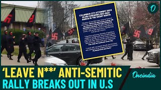 VIDEOAntiSemitic Rally Shakes Ohio Sparks OutrageProNazi amp AntiIsrael Slogans Ignite Firestorm [upl. by Einafets89]