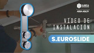 Video de Instalación  Sistema Euroslide  Olimpia Hardware [upl. by Hanimay888]