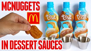 Dipping McNuggets In Dessert Sauces McDonalds X Askeys [upl. by Mark]