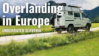 Overlanding in Europe  Unforgettable Overlanding Trip through SLOVENIA in an Iveco TurboDaily 4x4 [upl. by Erdnaet]