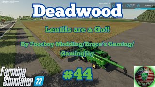 FS22Deadwood 44 Lentils are Ready PoorboyModding [upl. by Kinsler258]