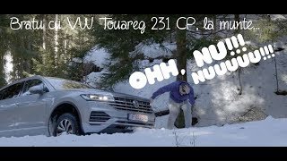 TEST cum se descurca pe zapadă un VW Touareg V6 TDI 231 CP [upl. by Pandolfi]