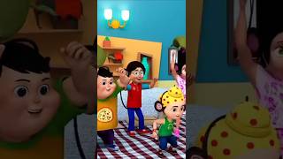 5 Nanhe Bachche Bistar Par Kod Rhe The 🤗youtubeshorts ytshorts cat kidsvideo kidssong cartoon [upl. by Atteynad]