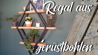 Regal aus Gerüstbohlen bauen  Upcycling vom Allerfeinsten [upl. by Anaizit]