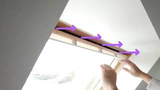 How to Open and Close a Velux Roof Window velux VeluxGroup [upl. by Inacana]