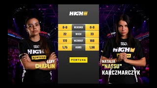 HIGH League BONUS FIGHT Lexy Chaplin vs Natalia quotNatsuquot Karczmarczyk [upl. by Nolasba]