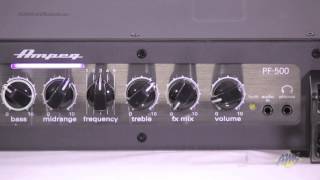 Ampeg PF500 Portaflex Bass Guitar Amplifier Head  Ampeg PF500 [upl. by Aekahs]