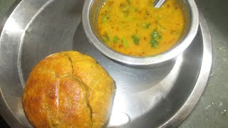 Indori dal bafle halwai jese dal bafle recipe । मालवा के दाल बाफले [upl. by Edlyn]