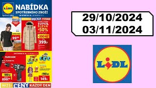 LIDL ✅ Spotřební zboží  29 10  3 11 2024  AKTUÁLNÍ NABÍDKOVÉ A KATALOGY [upl. by Wolford]