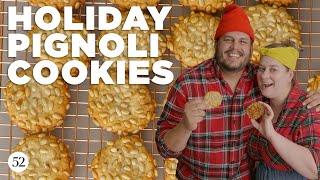 Dan and Erin Make Pignoli Cookies  The Secret Sauce with Grossy Pelosi [upl. by Puglia428]