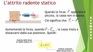 FORZA DI ATTRITO STATICO E DINAMICO [upl. by Moclam]