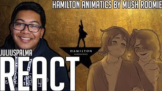 JULIUS REACTS HAMILTON ANIMATICS V MUSH ROOMIE [upl. by Lavern]