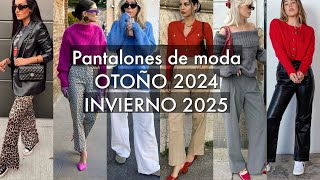 Pantalones de Moda para Otoño Invierno 20242025 Tendencias y Estilos [upl. by Hanid]