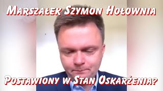 Marszałek Szymon Hołownia stanie przed sądem [upl. by Eisdnyl]