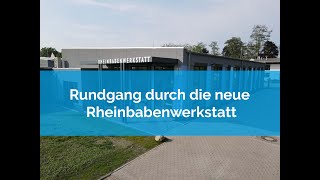 Rundgang durch die neue noch leere Rheinbabenwerkstatt [upl. by Enihpets]