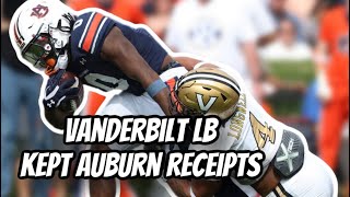 Vanderbilt LB Bryan Longwell shares Christmas rejection text from Auburn after beating the Tigers [upl. by Fink]