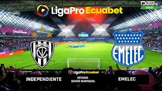 INDEPENDIENTE DEL VALLE VS EMELEC EN VIVO Narración En Vivo [upl. by Strade976]