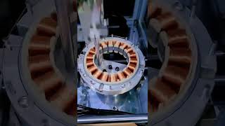 motor stator coil winding machine electricmotorwinding electricmotor automatic machinery [upl. by Glynda536]