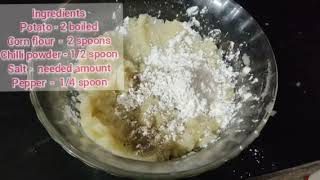 Potato smile recipe in tamil  working hands  10 min recipe in part 3 [upl. by Inat]