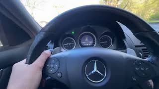 2009 Mercedes C63 AMG 88k test drive [upl. by Melisande]