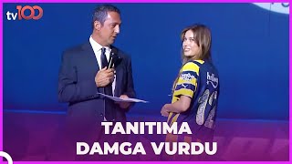 Fanatik Fenerbahçeli Afra Saraçoğlunun büyük gururu [upl. by Ahsilrae205]