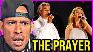 Rapper FIRST time REACTION to Andrea Bocelli Céline Dion  The Prayer [upl. by Nivlen]