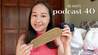 podcast 40  new crochet summer projects cumulus tee oneck ingrid sweater [upl. by Bernie]