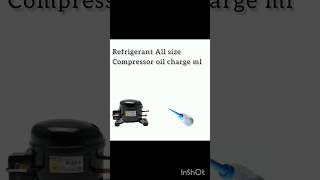 compressor oil change  frige compressor oil change refrigerator frige ac frige [upl. by Esiuole]