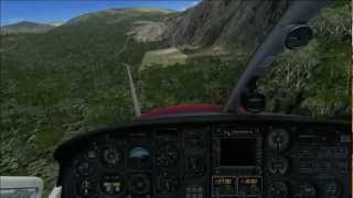 C337 landing at Futaleufu FSX [upl. by Undry]