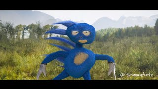 Sonic The Hedgehog Movie Sanic Auditions Part 5 Turtle Scene [upl. by Kall]