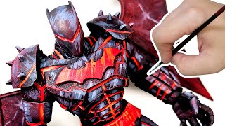 Batman Hellbat Armor Custom  McFarlane Toys  Custom by Ralph Cifra  paint with me [upl. by Coucher]