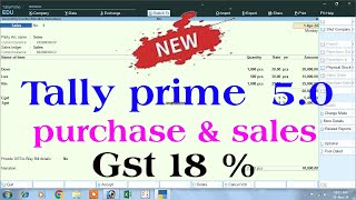 tally prime  purchase entry in tally  purchase entry in tally prime  gst in tally prime  tally [upl. by Ecirad718]