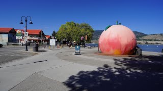 Penticton British Columbia  Walking Tour in 4K UHD [upl. by Noiramed808]