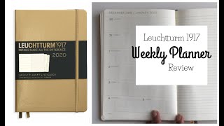 Leuchtturm 1917 Weekly Planner amp Notebook Review [upl. by Lolanthe]